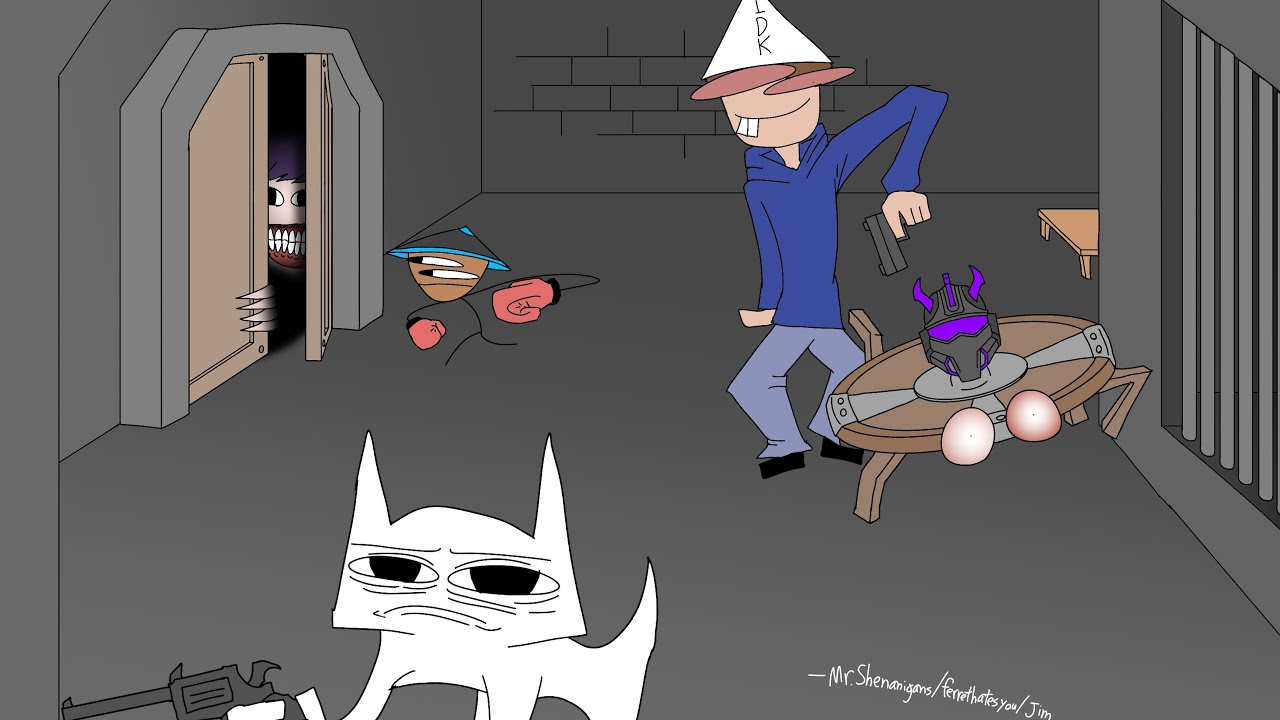 Делаем глупости с кучкой идиотов (нижний план)