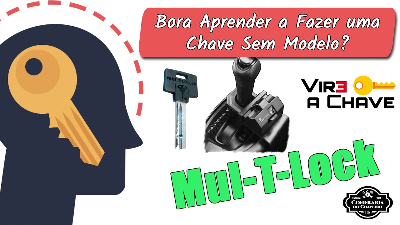 Como Fazer uma Chave Mul-T-Lock ou Multlock. Chaveiro d&aacute; dinheiro?
