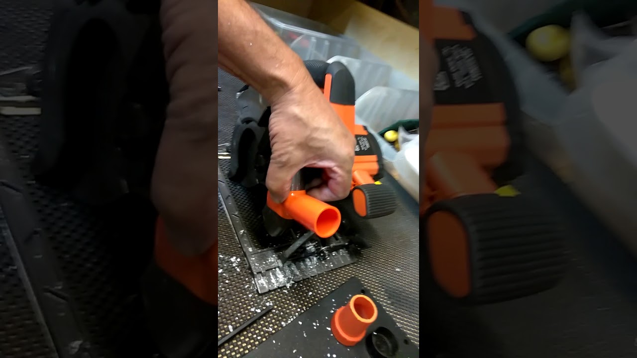 Dust Port for Circular saws. The ez smart way.  part one of two.