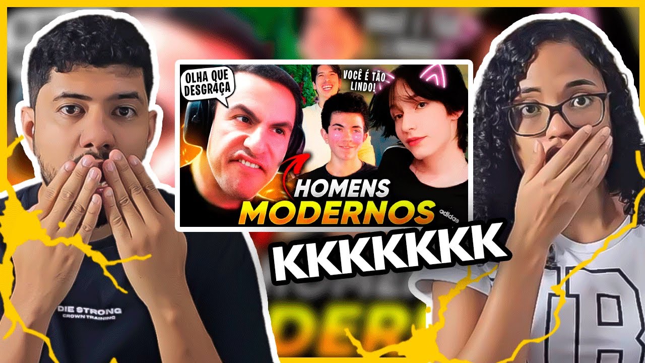 REACT | SUPER XAND&Atilde;O REAGINDO a OS HOMENS MODERNOS EST&Atilde;O CADA VEZ MAIS AFEMINADOS - SUPER CLIPES
