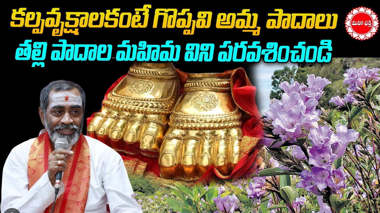 కల్పవృక్షాలకంటే గొప్పవి అమ్మ పాదాలు తల్లి పాదాల మహిమ విని పరవశించండి | SoundaryaLahari | Mahaabhakti