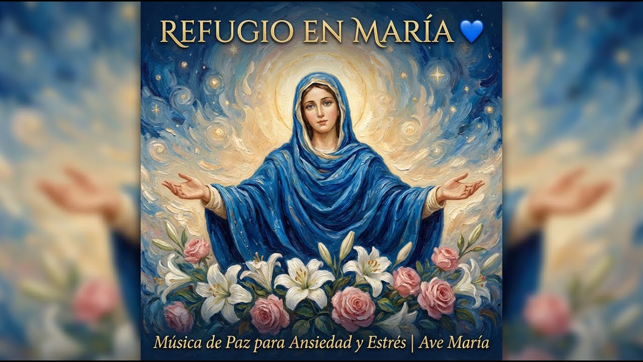 Refugio en María 💙 Música de Paz para Ansiedad y Estrés | Ave María Instrumental