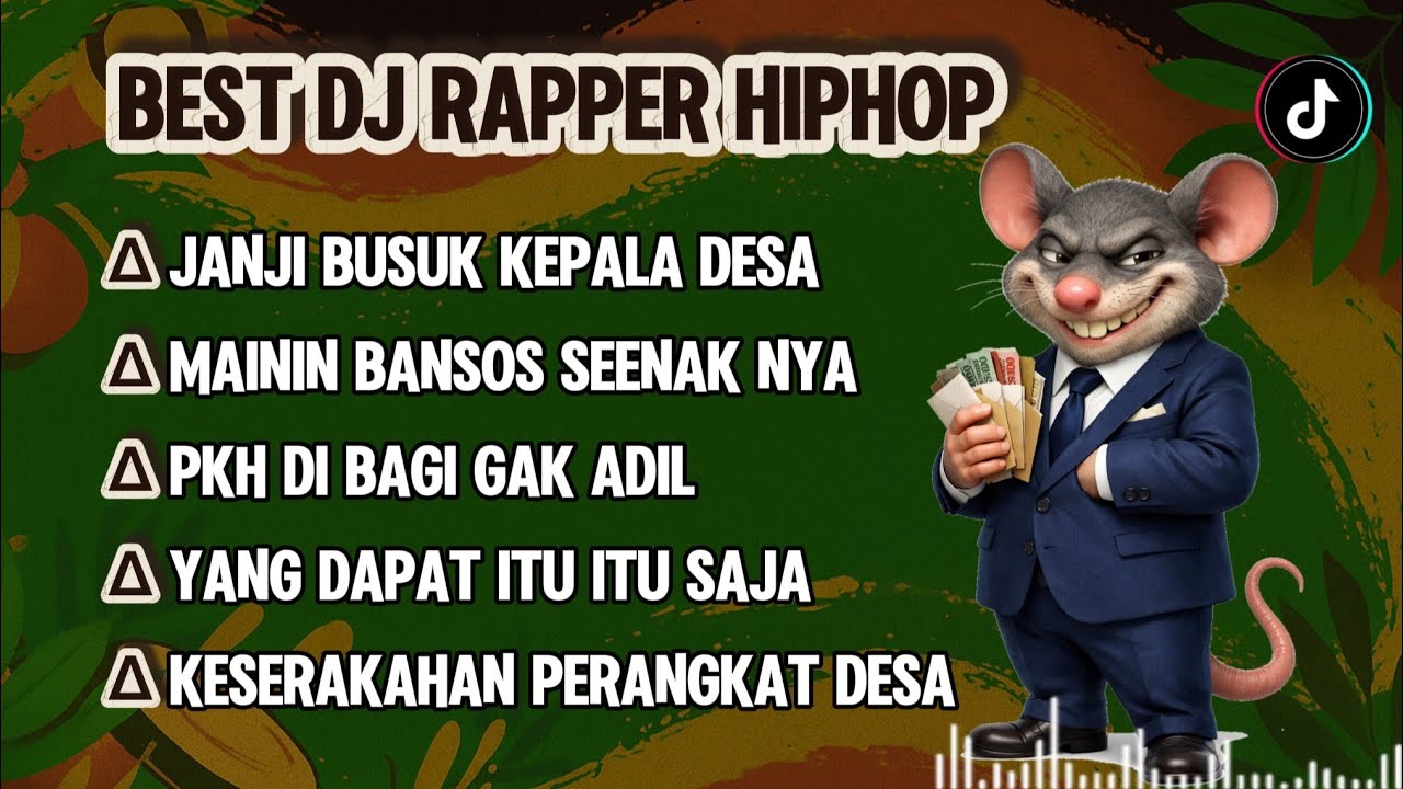 BEST DJ RAPPER HIPHOP || JANJI BUSUK KEPALA DESA || KESERAKAHAN PERANGKAT DESA || TERBARU #djhiphop 