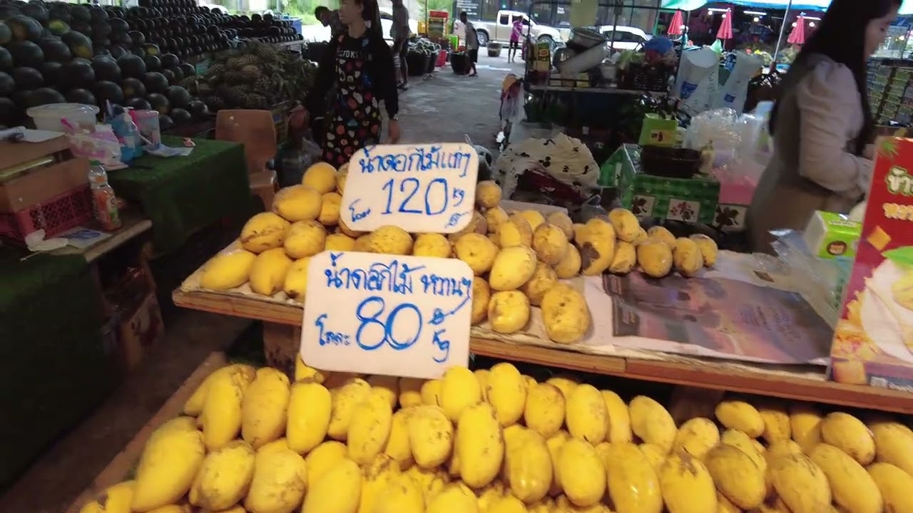 [4K]Ratanakorn Market, Pattaya, Thailand - Amazing Deals on Local Foods