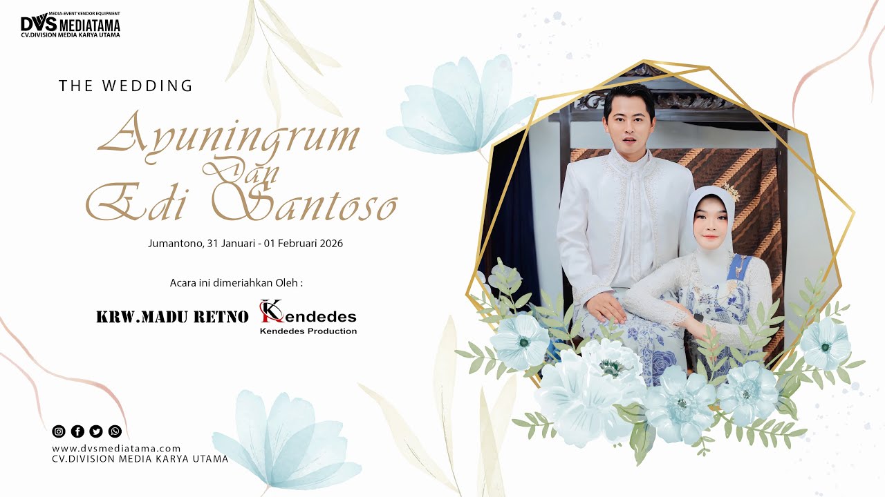 🔴📡LIVE Krw.MADURETNO ❃ Wedding Ayuningrum & Edi ❃ KENDEDES PRODUCTION ❃ Jumantono, 31 Januari 2026 ❃