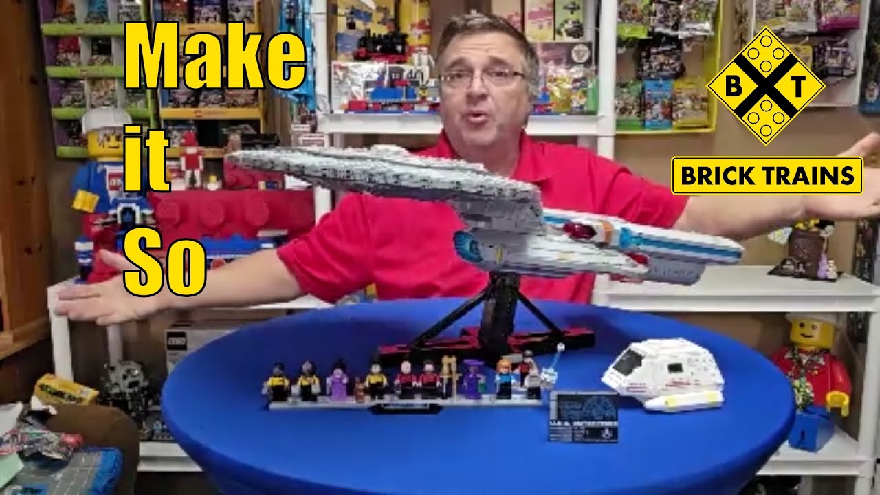 Набор LEGO 10356 Star Trek: U.S.S. Enterprise NCC-1701-D (ICONS|Star Trek): Покажи и расскажи (Об...