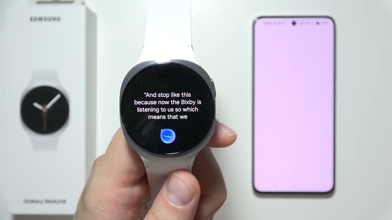 SAMSUNG Galaxy Watch 8: Jak włączyć Bixby