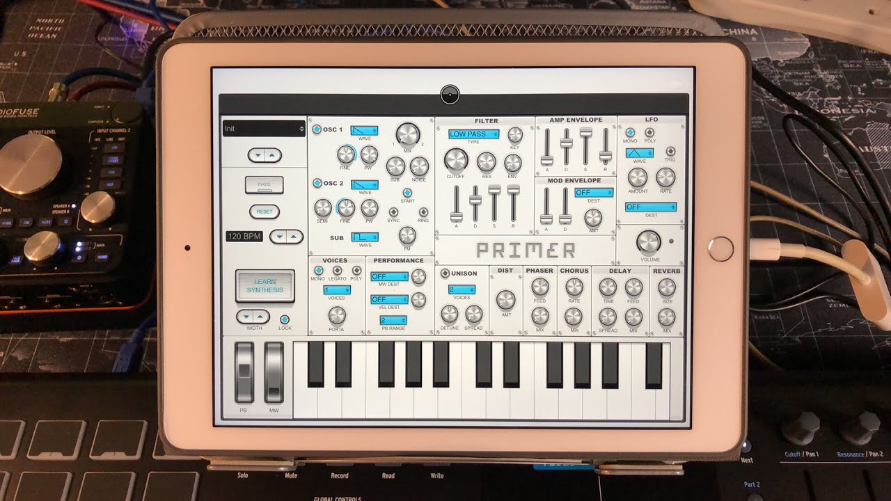 Primer Synth - 100% FREE - Let&rsquo;s Program a Few Patches - Beginner Friendly - iPad Live