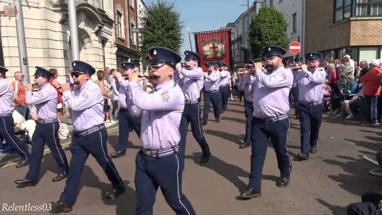 Ballycraigy S.O.U. (No.1) @ Co. Antrim Black Saturday Parade ~ Ballymena ~ 31/08/24 (4K)