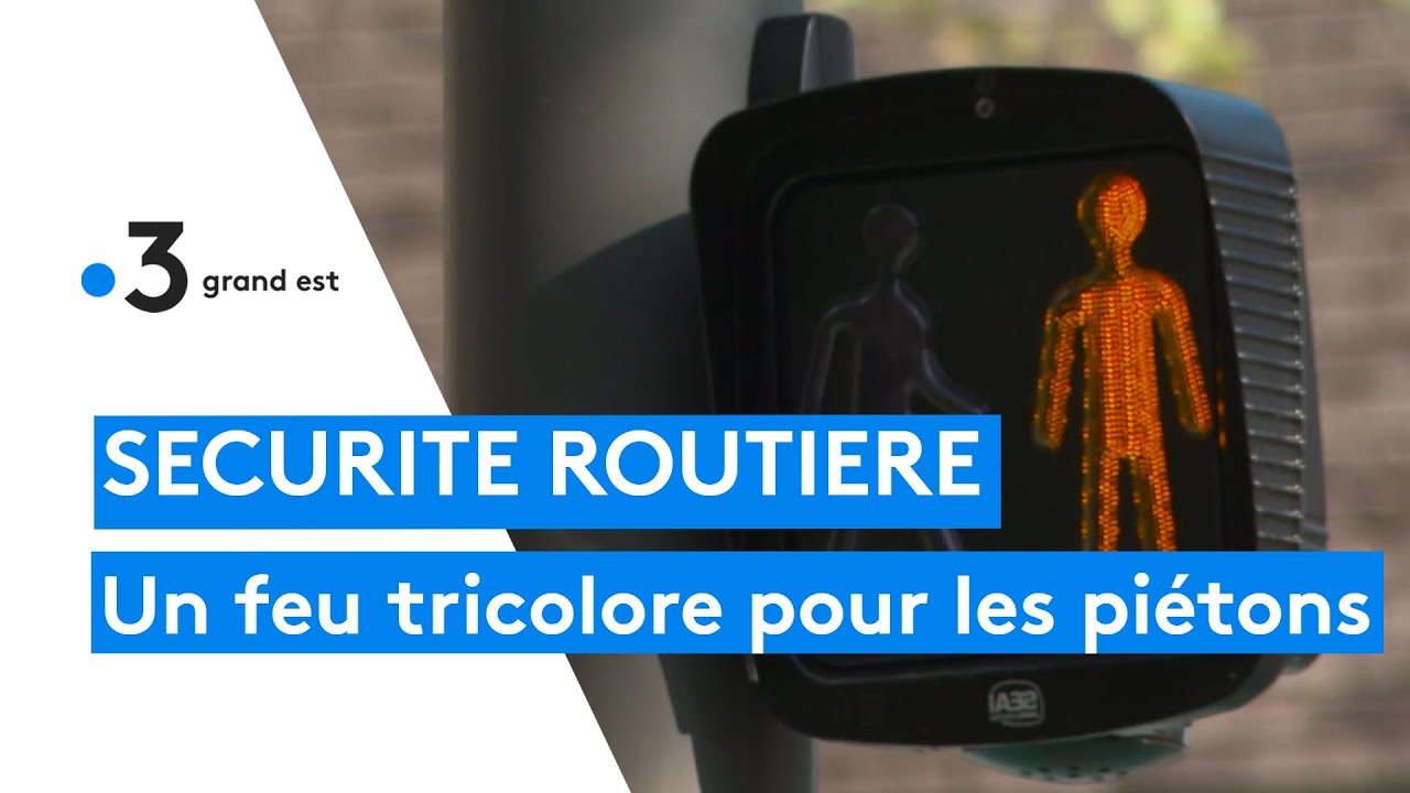 Sécurité routière : un feu tricolore pour les piétons