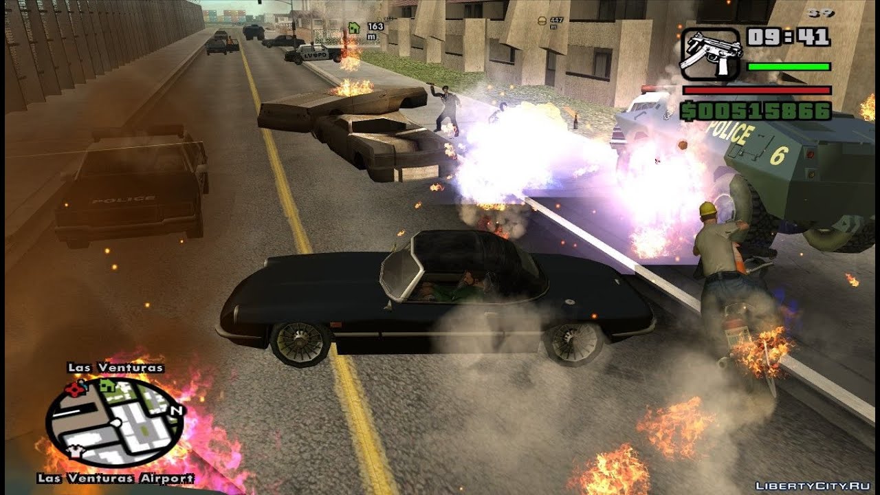 Grand Theft Auto San Andreas Riot Mod