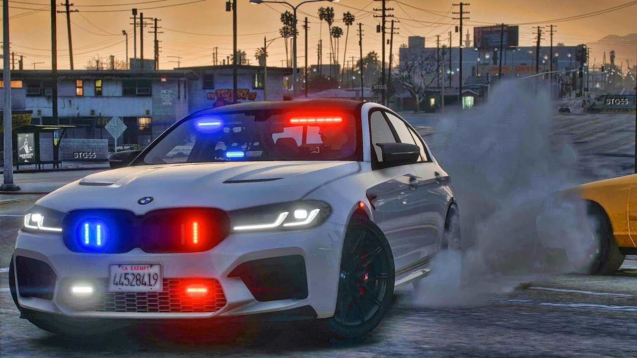 Playing GTA 5 As A POLICE OFFICER Gang Unit Patrol| GTA 5 Lspdfr Mod| 4K