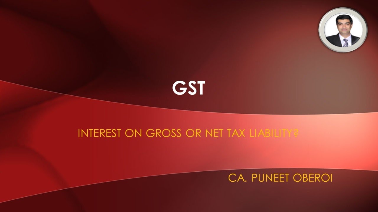 INTEREST ON NET TAX LIABILITY