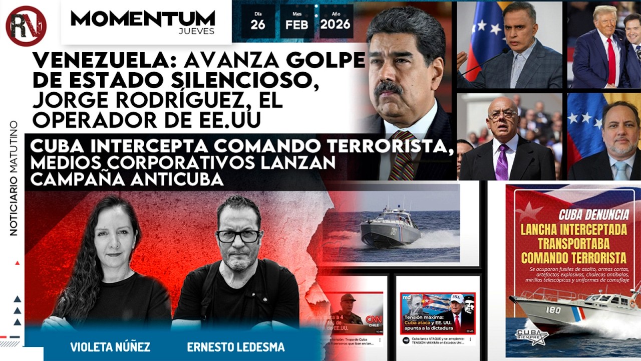 Venezuela: avanza golpe de estado silencioso / Cuba intercepta comando terrorista