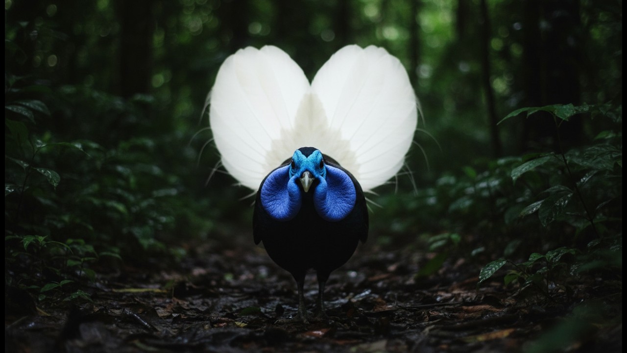Alien or Bird? The Rare 'Ghost Heart' Transformation Caught in 4K | Borneo Jungle