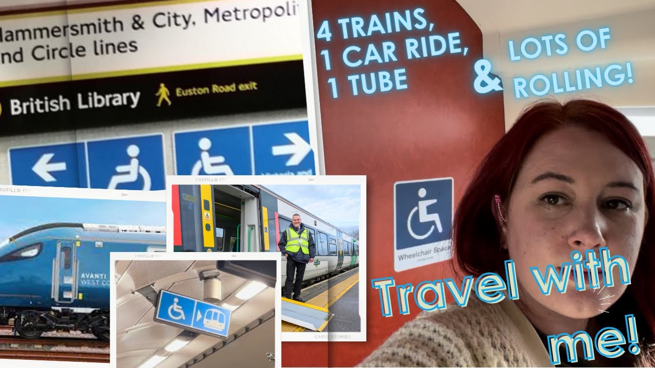 Travel with me from Stafford through London and Kent as a Wheelchair user