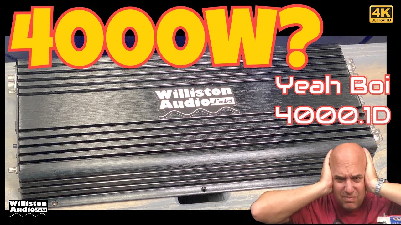 Williston Audio Labs Amplifiers? Teampie TP-4000.1D Amp Dyno Test and Review [4K]