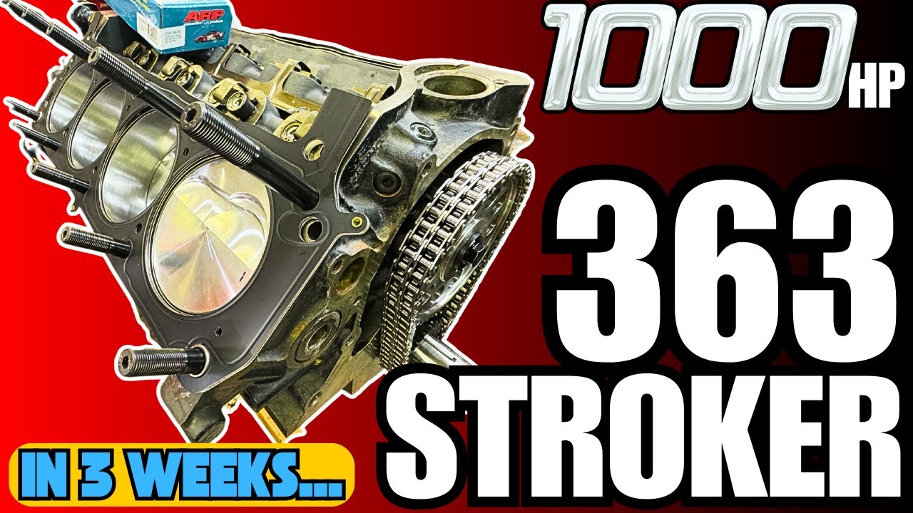 Building a 1000hp 363 Stroker In 3 Weeks - Small Block Ford MONSTER!
