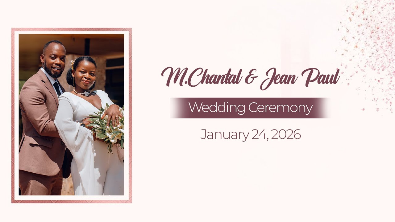 💍💓 M.Chantal & Jean Paul Wedding Ceremony