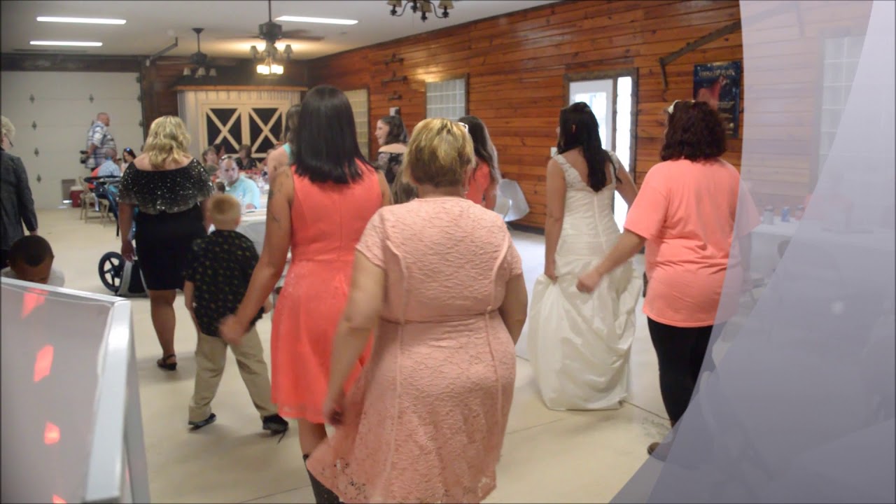 DJ Lorenzo Ross Most amazing country wedding line dance cha cha slide