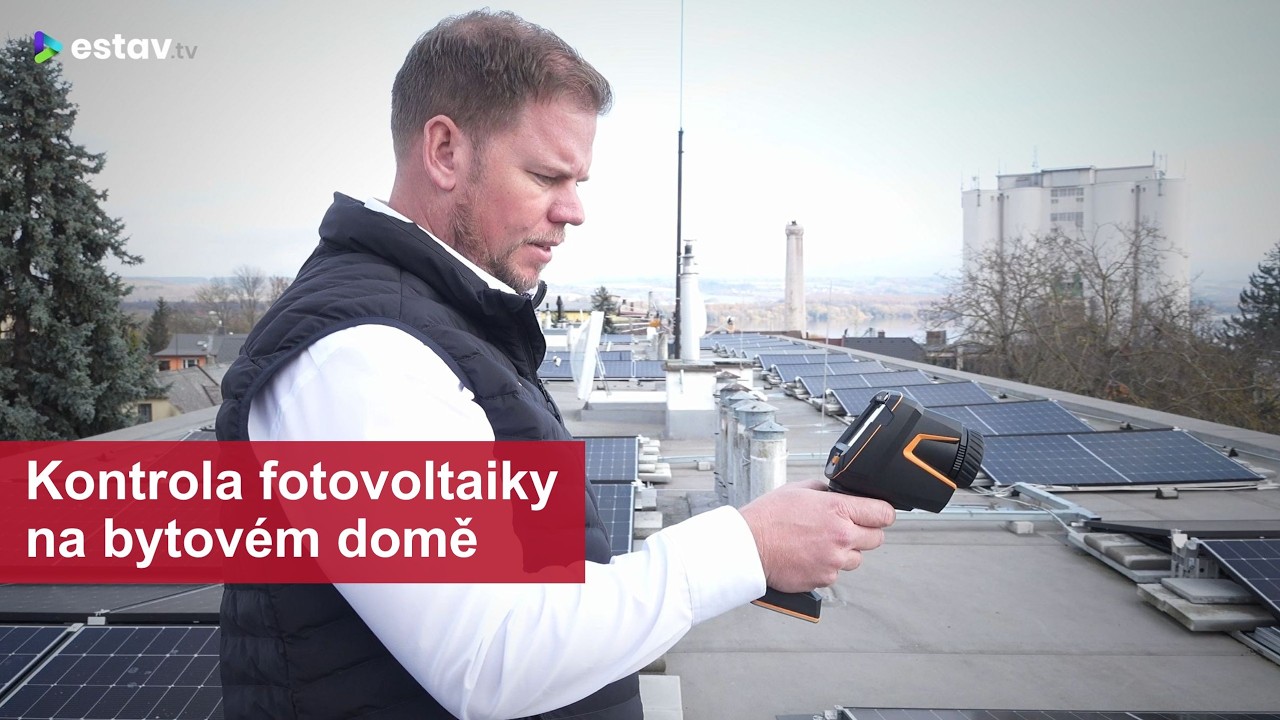 Kontrola fotovoltaiky na bytovém domě