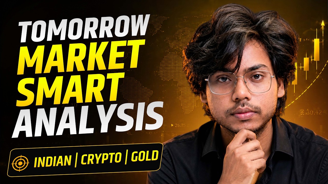 Don't Trade Tomorrow Before Watching This | Nifty, Bitcoin & Gold
