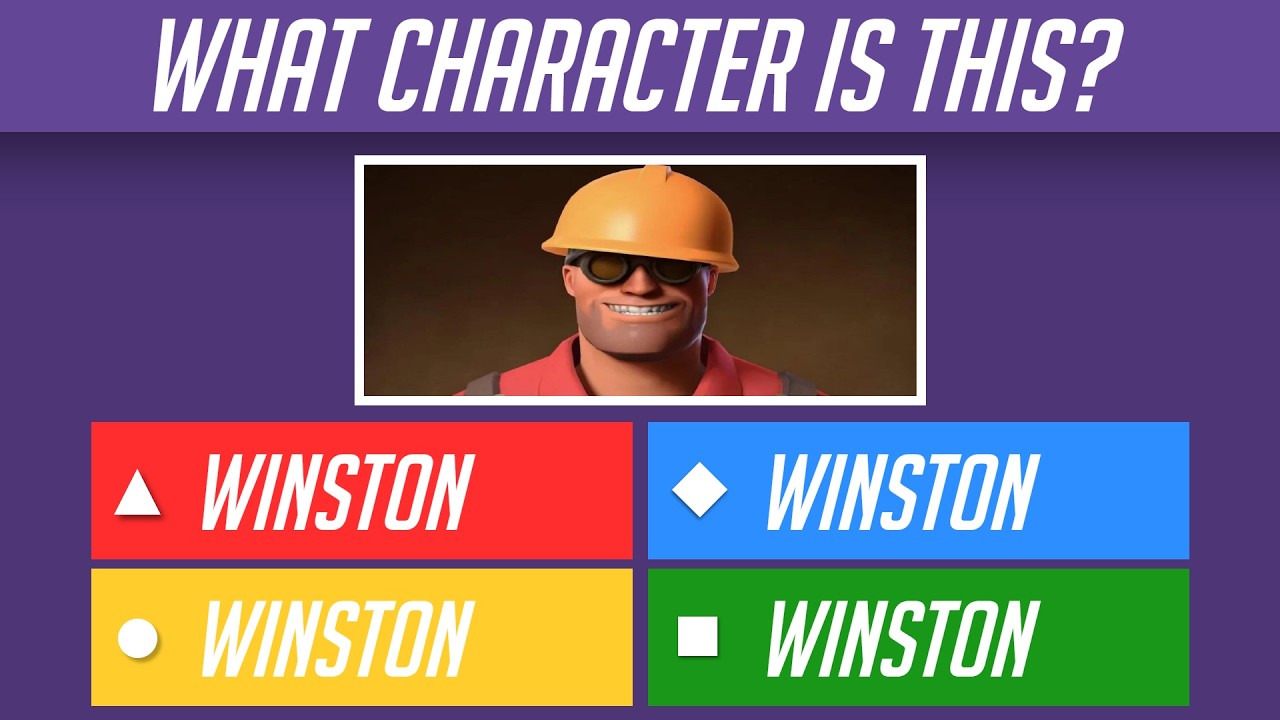 совершенно обычная игра в Kahoot по Overwatch