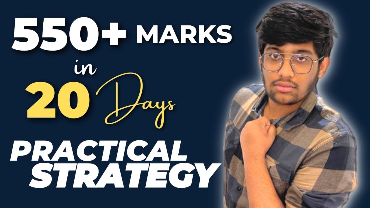 Score 550+ marks in 20 days 🔥| Practical strategy 🔥