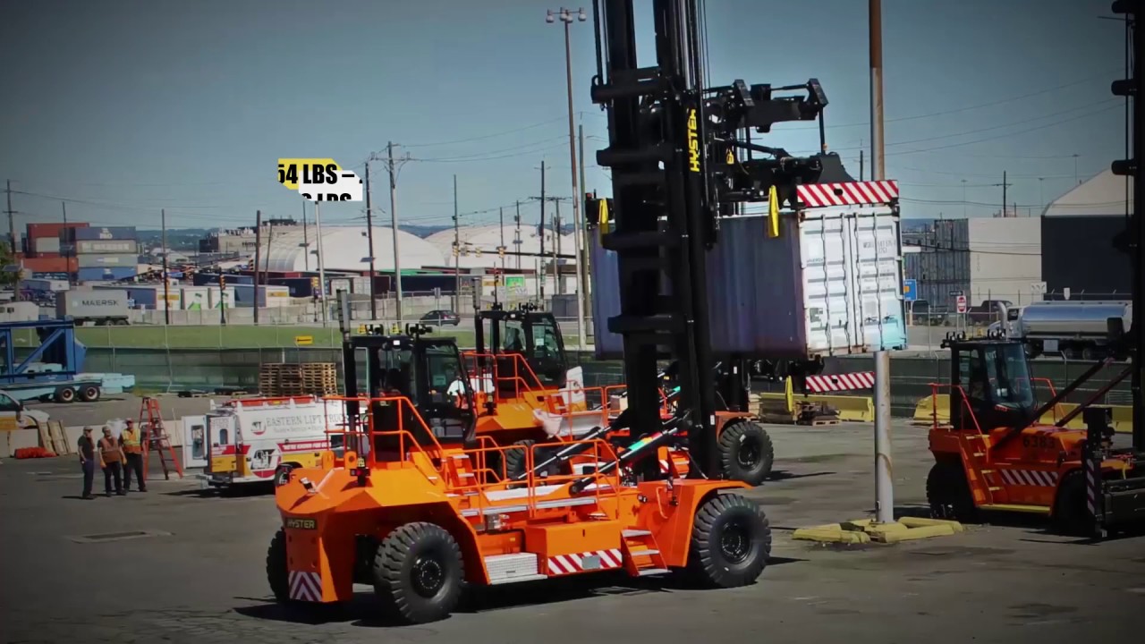 Cool Time-Lapse! Watch Eastern Lift assemble 13 Hyster Container Handlers
