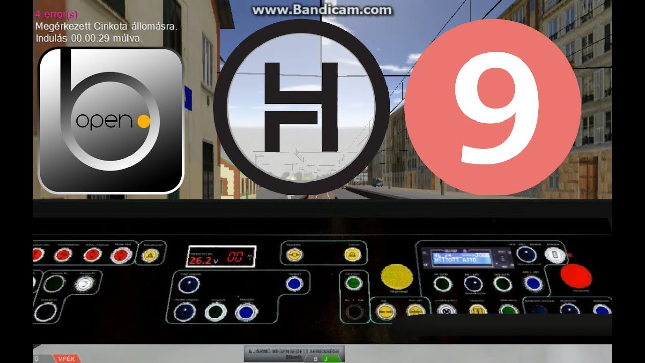 [OpenBVE] H9-es hév | Tátra T5C5K2M | Cinkota H ► Csömör H