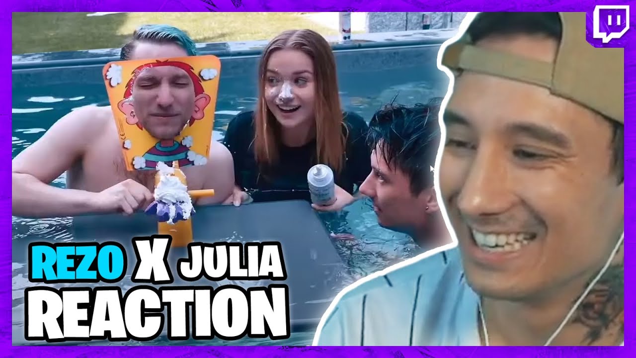 Ju reagiert auf Julia Beautx und Rezo im Pool - Warum SIMP?? | Julien Bam Twitch Highlight
