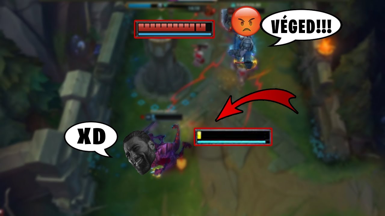 Cho'gath vs Sion best moments XD