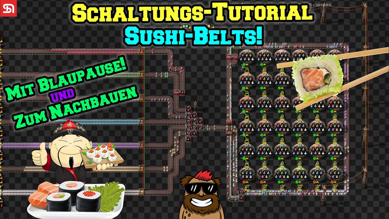 FACTORIO Tutorial | DIESE Schaltung solltest du kennen | Sushi Belt | Tipps & Tricks | Deutsch