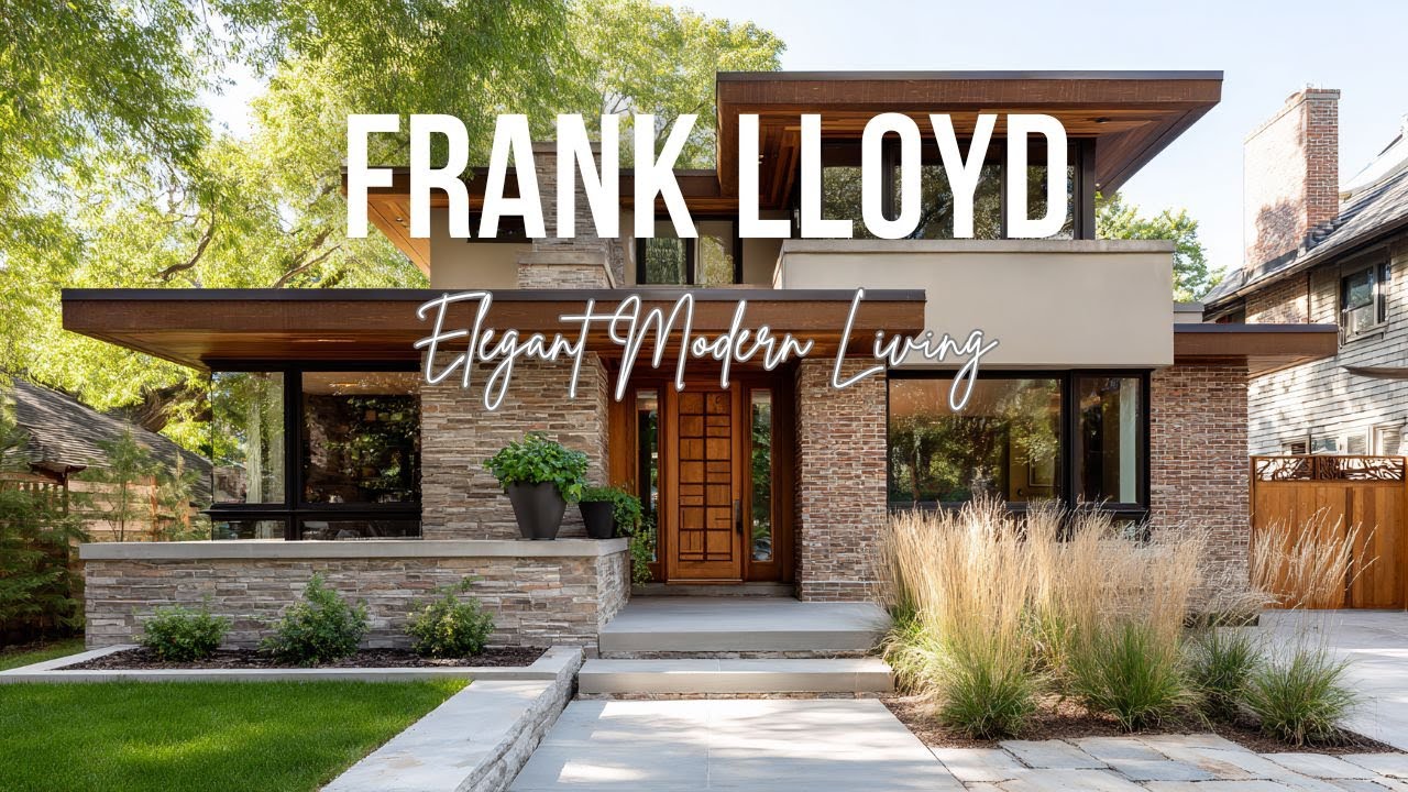 Frank Lloyd Wright Inspired Prairie Homes for Elegant Modern Living