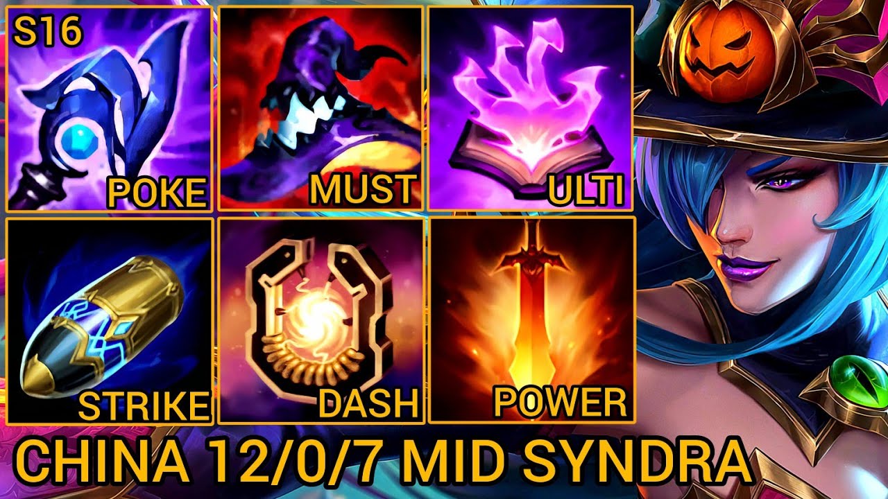 Syndra Top 1 MVP 12/0/7 -  China Server Wild Rift High Elo Tier Builds & Runes