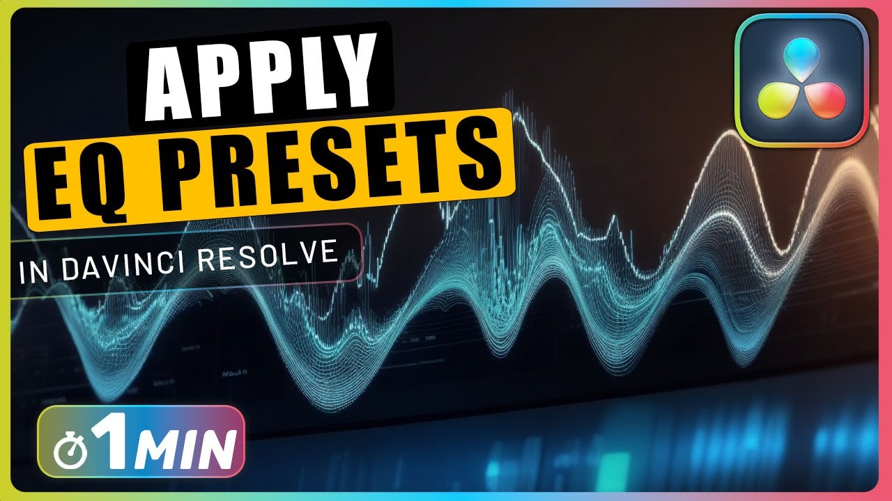 How to Create and Apply EQ PRESETS in Davinci Resolve