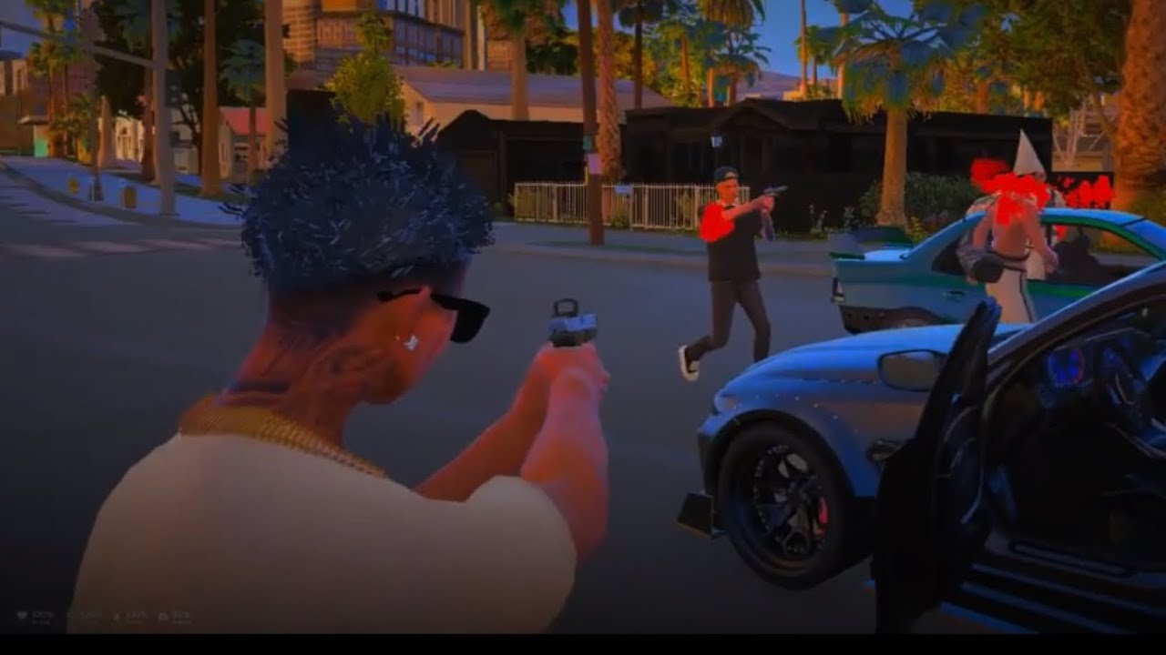 3 Minutes Of Ybn Ls Shooting Clips [PART3] IN GTA 5 RP!