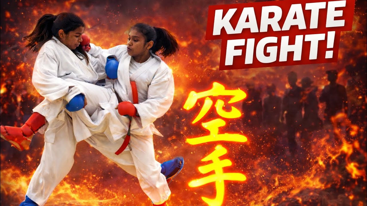 Delhi State Karate Championship 2026 : female kumite event  #karatecompetition #combatsports
