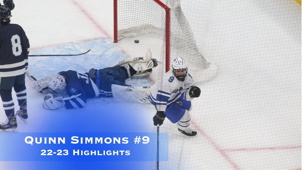 Quinn Simmons - Junior Year Highlights (feat. Norwell Boys Hockey)