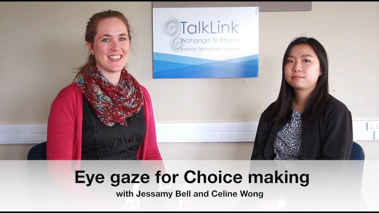 Developing eye gaze as an access method through choice making