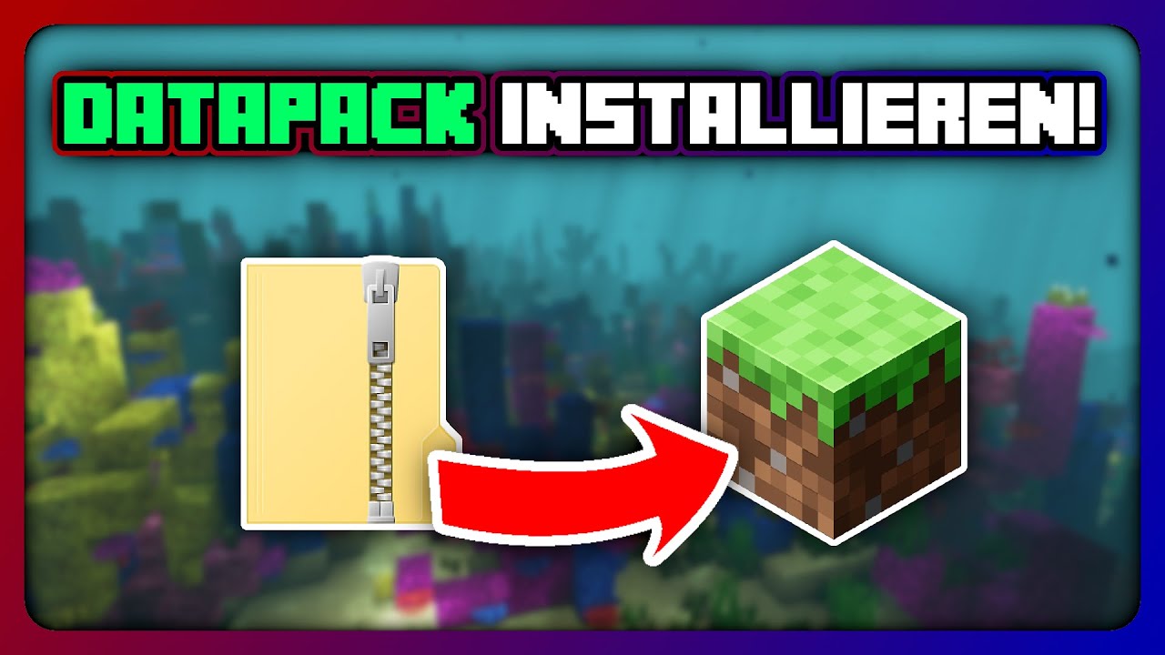 Wie installiert man ein Data Pack in Minecraft? 🔸 Minecraft Data Pack Tutorial
