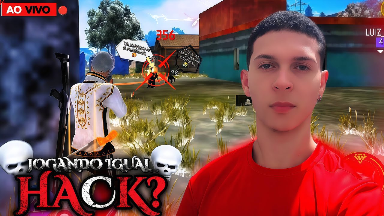 🟢 PULANDO BOTANDO EM TODOS HAHAHA! FREE FIRE EMULADOR 💥 EDSZIN TV 💜 LIVE ON 💜 VEM#4K