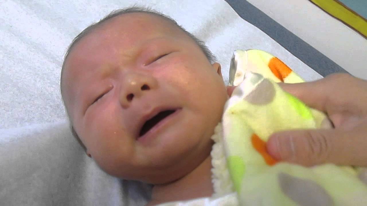 First time Noah got shot at 2 month old