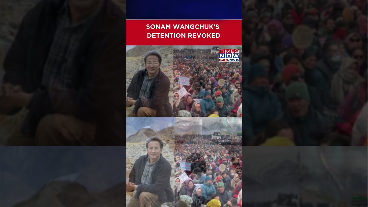Modi Govt Revokes Detention Of Activist Sonam Wangchuk With Immediate Effect #shorts