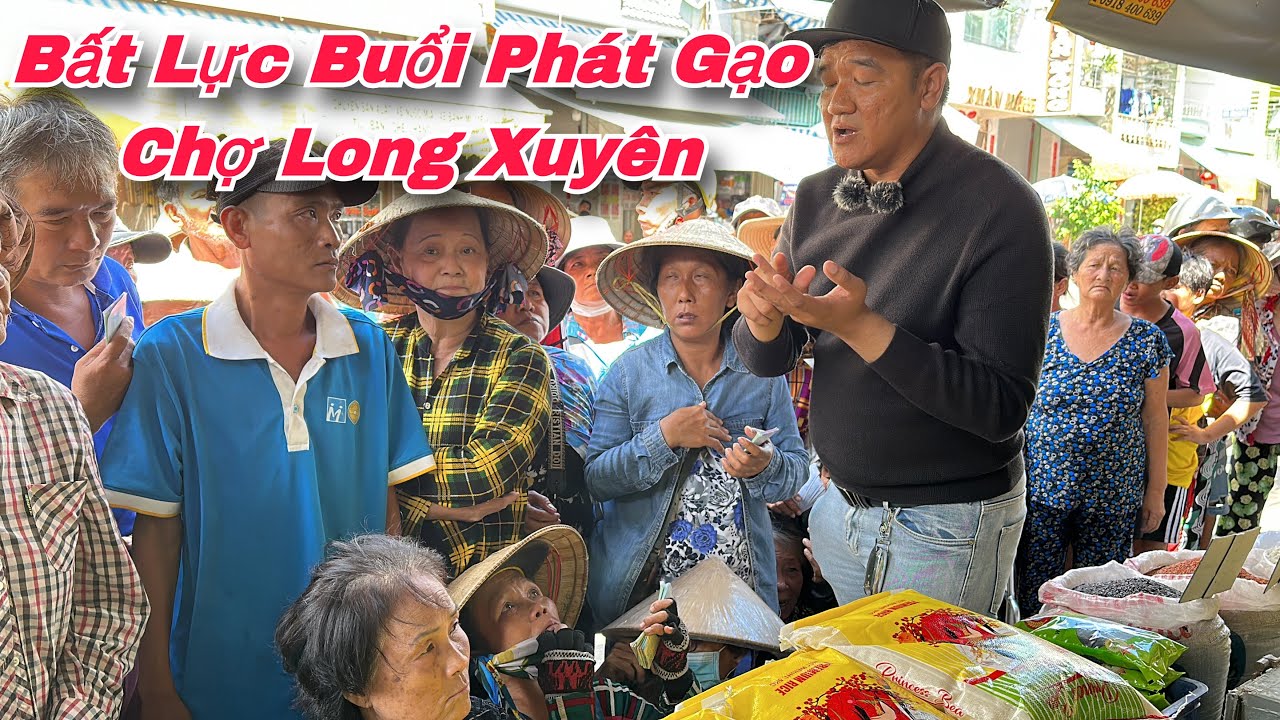 Bất Lực Buổi Phát Gạo Tại Chợ Long Xuyên An Giang Và Cái Kết Tại Chợ Ômôn Cần Thơ | Khương Nhựt Minh
