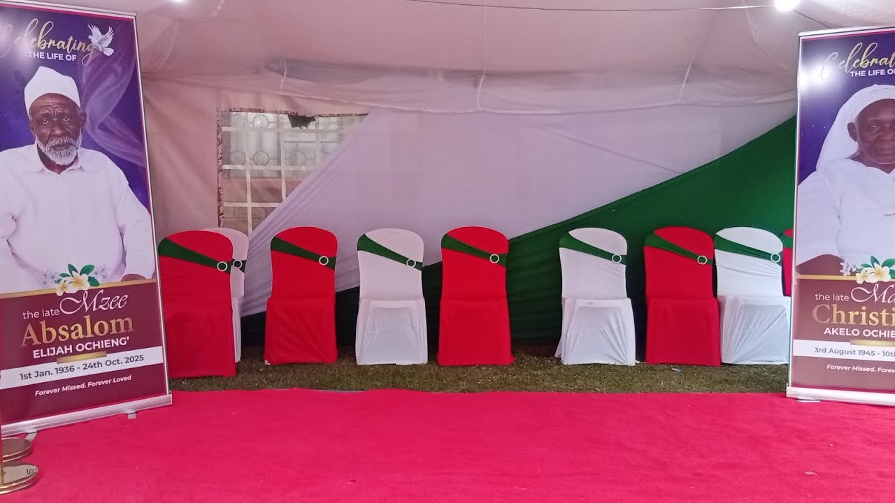 Burial ceremony of Legend Mzee Absalom Ochieng and Mama Christine Ochieng 🙏🕊️ of Ramba, 29th/11/2025