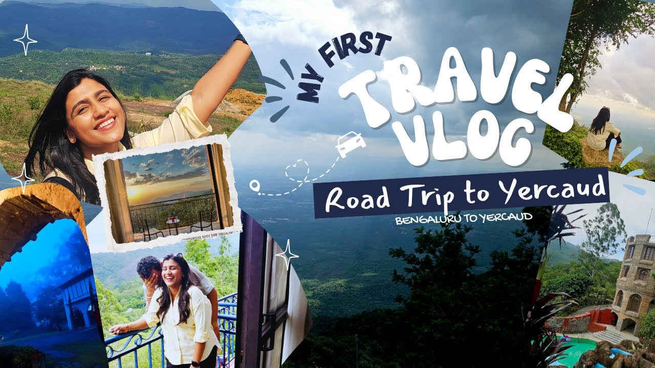 My First Vlog 💕| We Escaped to Yercaud 🌿| A Peaceful Hill Station Getaway from Bangalore 🚗