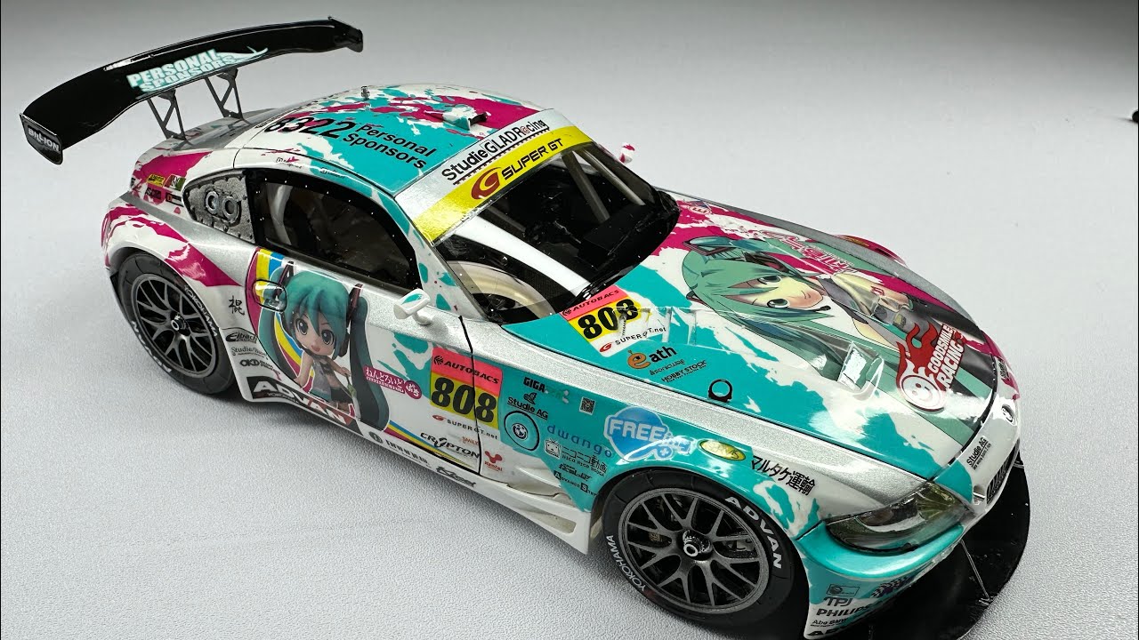 Building a Resin PZY BMW GT3 Goodsmile Racing Hatsune Miku