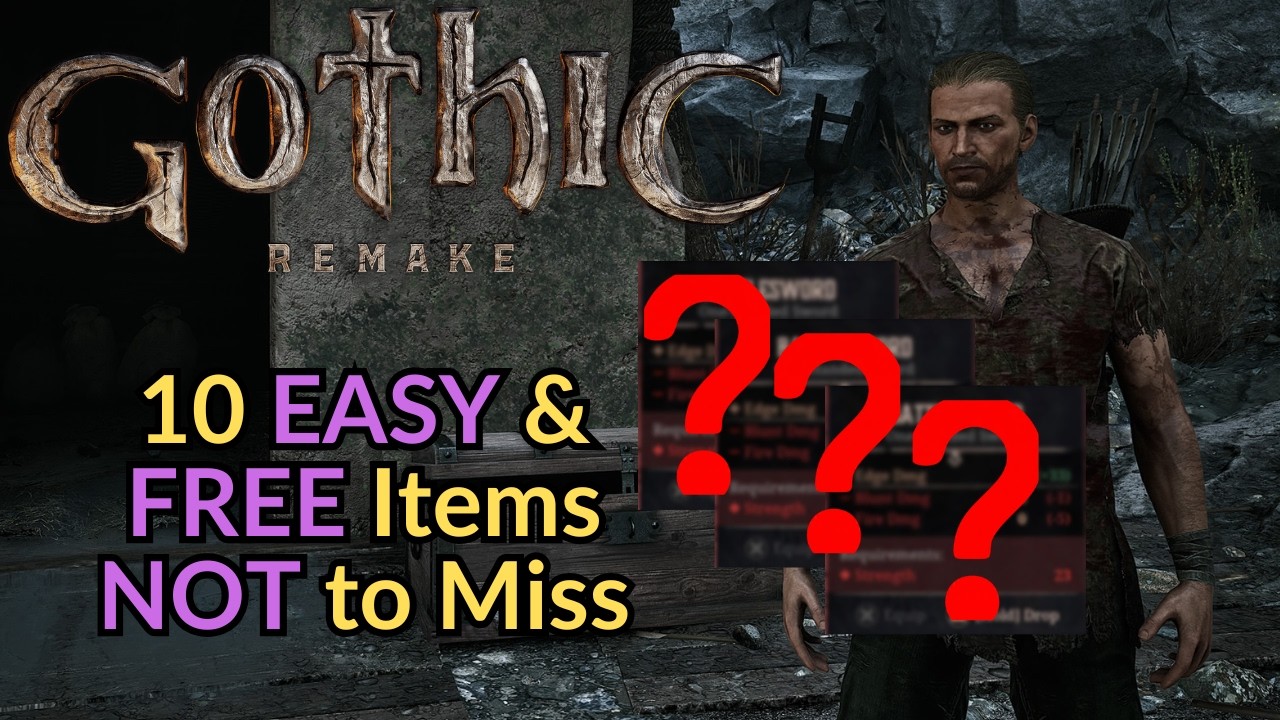 10 бесплатных предметов, которые можно получить в самом начале | Gothic 1 Remake