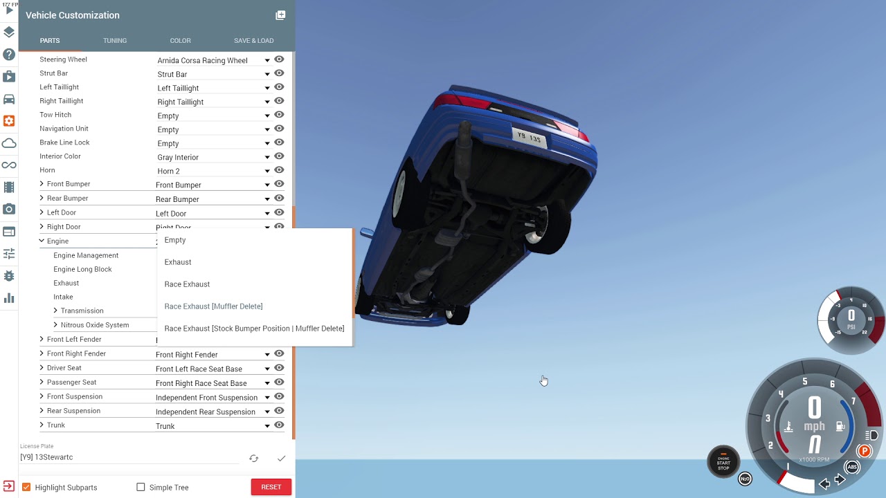 200BX Remastered Exhausts Showcase [WIP Mod | BeamNG.Drive]